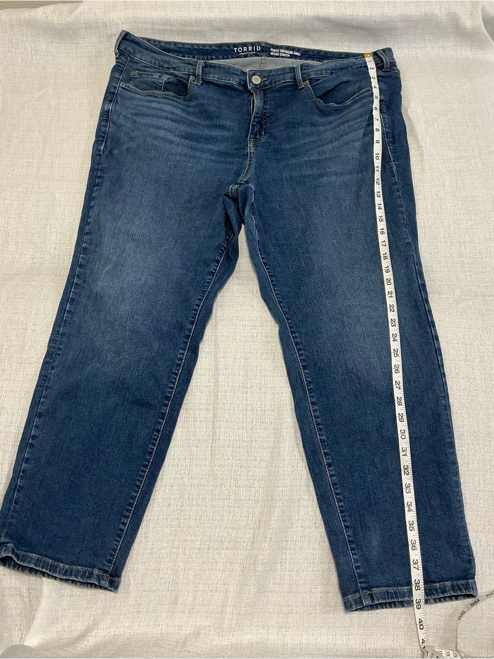 Torrid Perfect Boyfriend Ankle Jeans Women’s 22R Vintage Stretch Denim